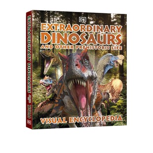 英文原版 Extraordinary 精装 Other 图解科普百科 Life and Encyclopedia 恐龙视觉图鉴 Dinosaurs Prehistoric Visual