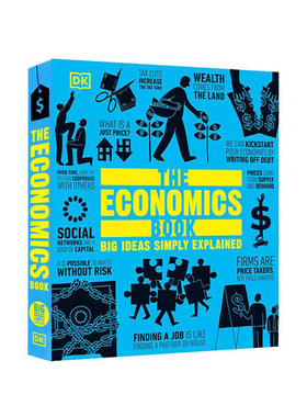 英文原版 DK人类的思想百科丛书 The Economics Book 经济学百科图解 学科科普全彩铜版纸精装 Big Ideas Simply Explained