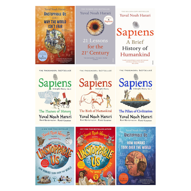 英文原版 势不可挡的我们 人类简史作者 Unstoppable Us/The Birth of Humankind 科普知识类绘本 Yuval Noah Harari 尤瓦尔赫拉利