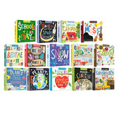 Day Hello 你好科学小世界 STEM纸板书 Moon World 幼儿STEM启蒙科普绘本 Landing 英文原版 14册 School 早教认知