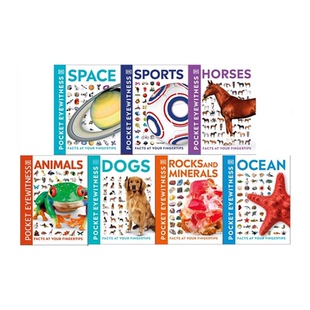 英文原版 Pocket Eyewitness DK目击者口袋系列 7册 口袋书 青少年课外科普读物 少儿知识探索科普百科图鉴