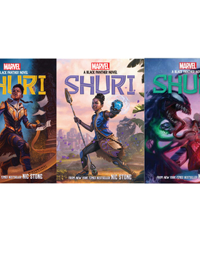 英文原版 Shuri: A Black Panther 漫威黑豹超级英雄人物苏里 中高年级小说 儿童英语课外阅读