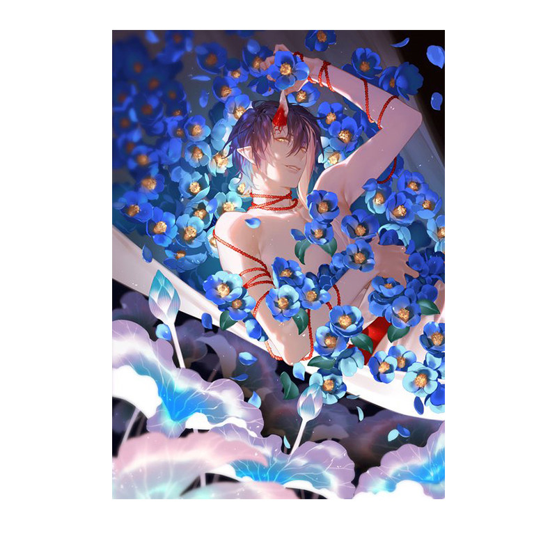 预售 日版 插画家 カズキヨネ画集 散華 帅哥形象人物角色主题插画作品集 カズキヨネ 玄光社 绿山墙日文原版