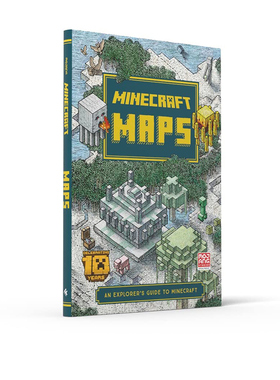 预售 我的世界地图:探索指南 Minecraft攻略书 英文原版 Minecraft Maps : An Explorer's Guide to Minecraft 精装
