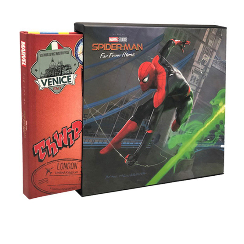 英文原版 漫威蜘蛛侠 英雄远征 Spider Man Far from Home The Art of Movie Studios 电影艺术画册 精装礼盒收藏版 荷兰弟