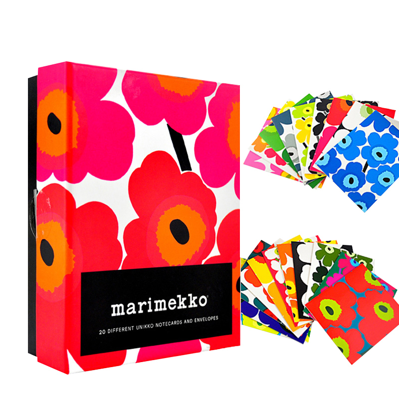 英文原版 芬兰品牌 风格文创 CHRONICLE Marimekko Notes  笔记