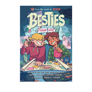 英文原版 Besties#3: Prank War 儿童奇幻冒险漫画书小说 The World of Click 畅销书作家 Kayla Miller  25年新品