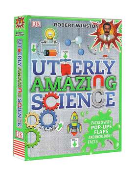 DK玩出来的百科 惊人的科学 英文原版 DK Utterly Amazing Science 超酷科学体验 精装翻翻操作立体书 科学启蒙认知 DK百科书