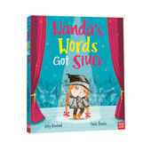 Crow 绘本 Stories Stuck Aloud Words 万达 Wanda 英文原版 精装 Nosy 儿童成长图画故事书 Got 话被卡住了