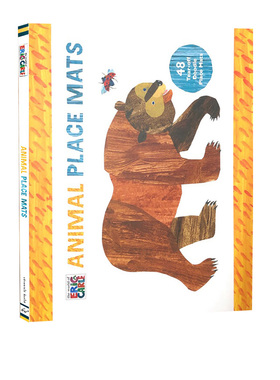 英文原版 Animal Place Mats The World of Eric Carle 艾瑞卡尔棕色的熊 想象力创造力培养 Eric Carle