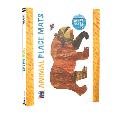 英文原版 Animal Place Mats The World of Eric Carle 艾瑞卡尔棕色的熊 想象力创造力培养 Eric Carle