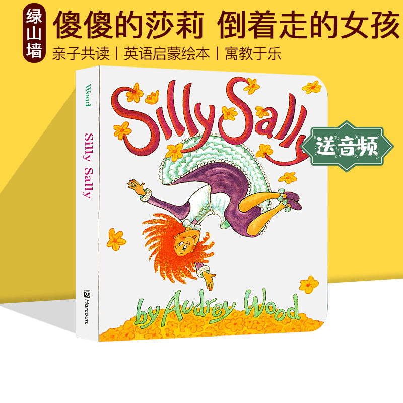 傻傻的莎莉女孩英文原版绘本