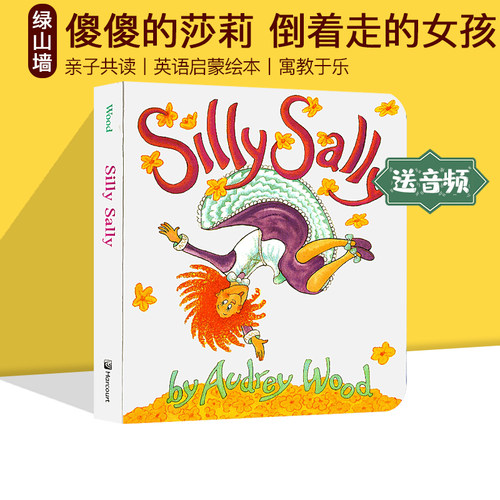傻傻的莎莉女孩英文原版绘本