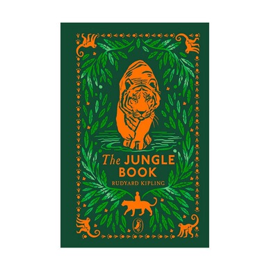 预售 海雀布纹经典：森林王子 The Jungle Book 烫金精装 高颜值礼品书 英文原版 Puffin Clothbound Classics