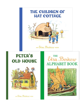 预售 Elsa Beskow 艾莎贝斯蔻情商性格教育绘本 3册 精装 Children of Hat Cottage/Peter's Old House 英文原版