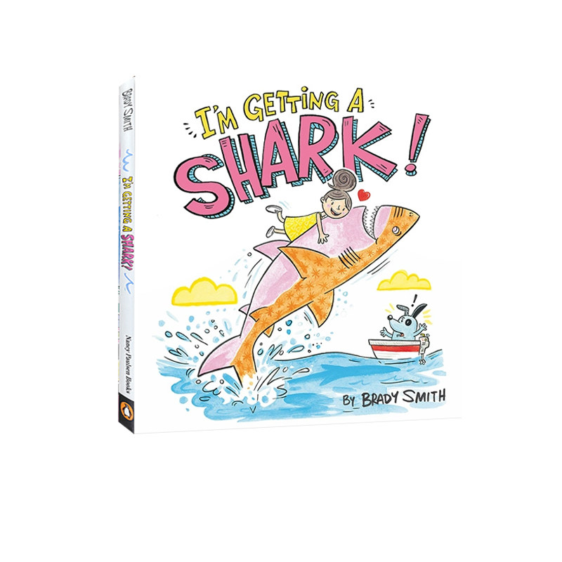 英文原版 I'm Getting a Shark! 精装 野生鲨鱼 儿童幽默搞笑图画故事绘本