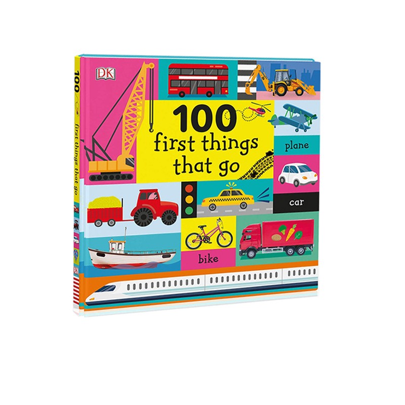 英文原版 DK 100 First Things That Go 100种交通工具 DK百科图解词典 儿童启蒙英语认知绘本