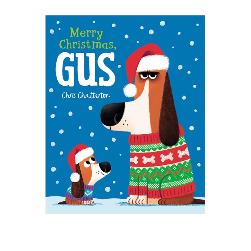 merry christmas, gus 圣诞快乐小狗吉斯 全彩绘本故事图画书 圣诞节
