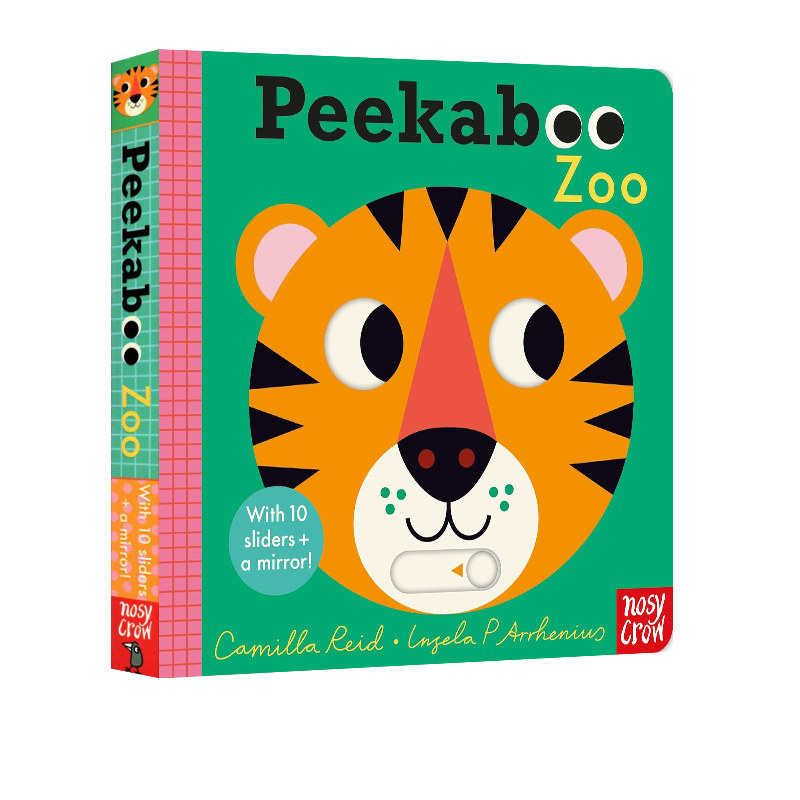 英文原版 Peekaboo Zoo 动物园 躲猫猫系列 动物园 幼儿亲子互动 0-3岁儿童机关操作游戏书 儿童启蒙   Nosy Crow