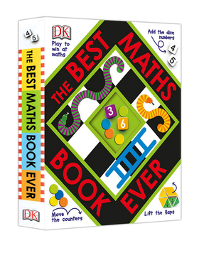 英文原版 DK The Best Maths Book Ever 纸板书 游戏中学习数学概念 亲子互动
