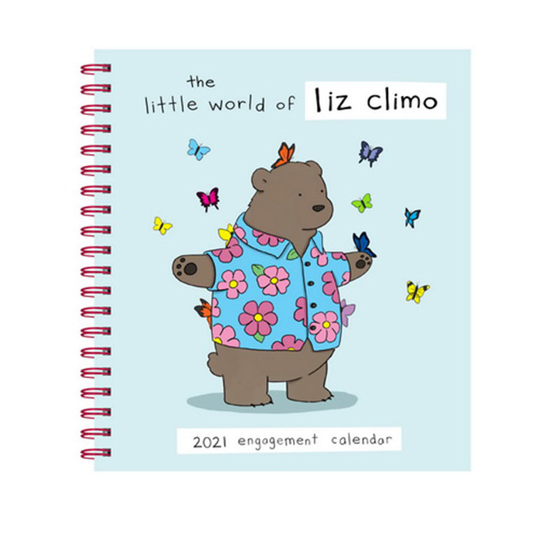 英文原版 Liz Climo 2021 Engagement Calendar 2021年手账日历日记本 莉兹·克里莫
