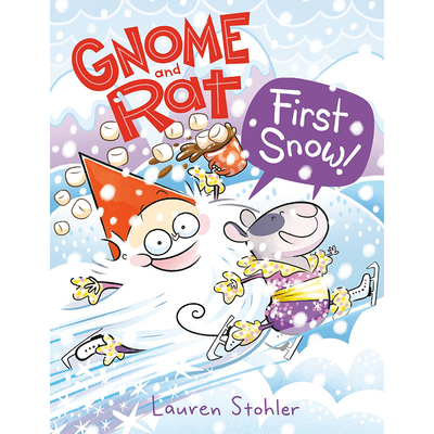 英文原版 Gnome and Rat #3: First Snow! 矮子和老鼠 精装 全彩漫画 课外阅读幽默漫画故事