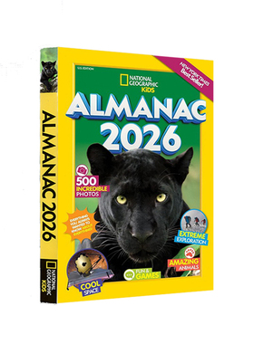 预售 英文原版 美国国家地理 National Geographic Kids Almanac 2026 国家地理儿童年鉴 2026 百科大全