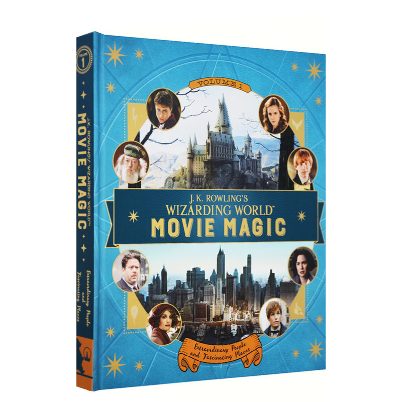 英文原版 Harry Potter JK罗琳的魔法世界 J.K. Rowling’s Wizarding World Movie Magic 全彩翻翻书电影剧集画册附赠面具