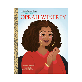 预售 Oprah Winfrey 奥普拉温弗瑞 Little Golden Book Biography 精装影视人物传记小金书 英文原版 儿童阅读