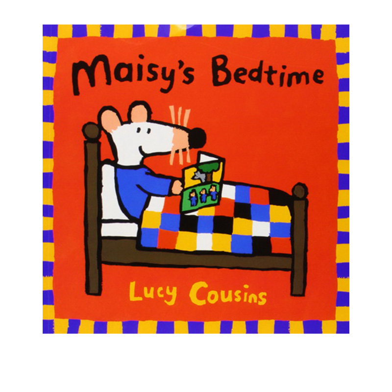 英文原版 Maisy's Bedtime 小鼠波波去睡觉 廖彩杏推荐绘本 儿童启蒙图画故事书 Lucy Cousins