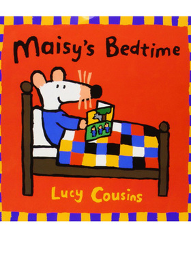 英文原版 Maisy's Bedtime 小鼠波波去睡觉 廖彩杏推荐绘本 儿童启蒙图画故事书 Lucy Cousins
