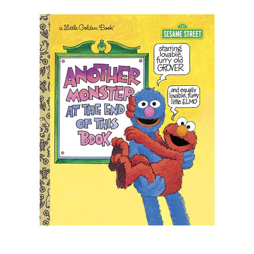 英文原版 Another Monster at the End of This Book 芝麻街 Sesame Street Little Golden Book 最后还有另一个怪物 英文童谣歌谣