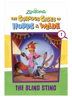 预售 英文原版 The Curious Cases of Hopps & Wilde 1: The Bling Sting 迪士尼 疯狂动物城2  Disney Zootopia 霍普斯的奇异案件