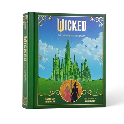 英文原版 Wicked 魔法坏女巫系列 The Ultimate Pop-Up Book/Defying Gravity 精装 立体书 官方剧集歌词本