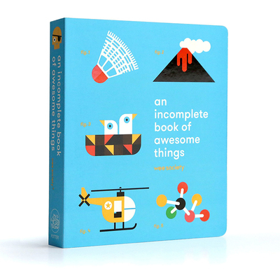 英文原版 An Incomplete Book of Awesome Things 意识流儿童词汇纸板书