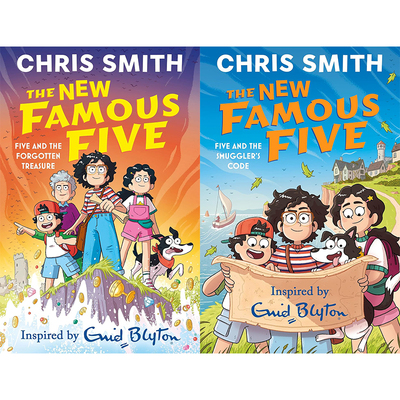 预售 英文原版 新五个小伙伴历险记 The New Famous Five 2册 儿童动作冒险侦探小说 Chris Smith