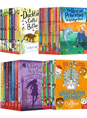 英文原版 Pugly series 帕格利系列 Lola and Larch 萝拉的仙女奇遇记 The Grunts 咕噜一家 Nosy Crow 大嘴鸟出版社章节书合集