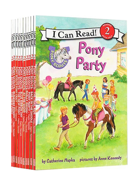 英文原版 I Can Read Pony Scouts 10册 第2阶段 小马童子军 儿童启蒙英语辅导故事书6-9岁入门基础句型学习读物