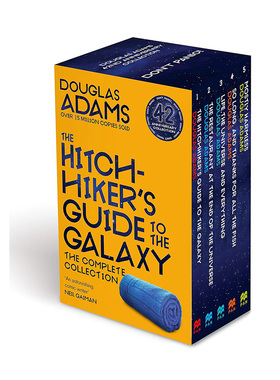 预售 英文原版 The Hitchhiker's Guide to the Galaxy Boxset 银河系搭车客指南全集套装 5册 科幻小说 Douglas Adams