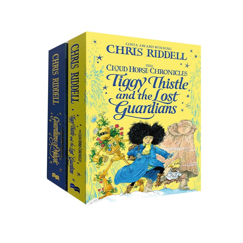 英文原版魔法守护者 新封面版Guardians of Magic/ Tiggy Thistle and the Lost Guardians 系列 2册套装 Chris Riddell作品