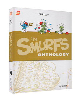 比利时漫画大师 贝约蓝精灵手绘收藏精选集版 大开本精装合辑 第2卷 英文原版 Smurfs Anthology #4