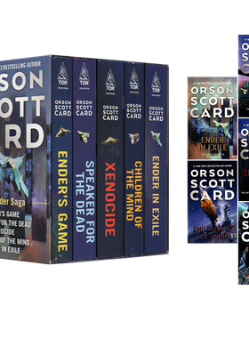 英文原版小说 安德的游戏 The Ender's Shadow Series 5册盒装 课外读物 太空科幻小说 死者代言人  Orson Scott Card