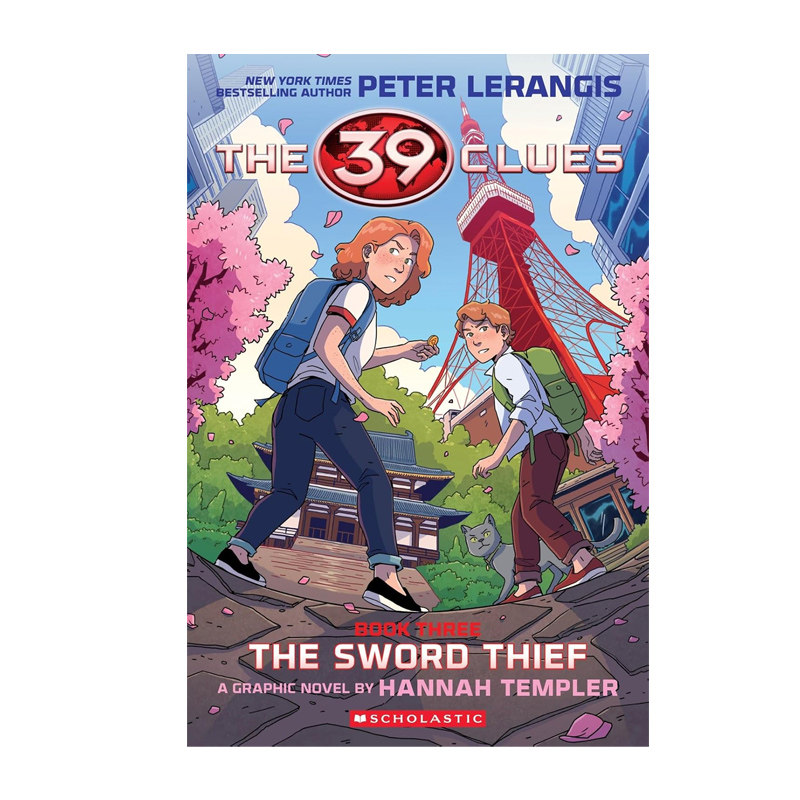 预售 英文原版 39 Clues The Sword Thief 39条线索 第3册 儿童全彩漫画 剑贼 益智类侦探推理