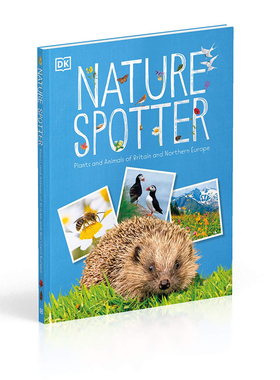 英文原版 DK自然百科 Nature Spotter 野生动物百科全书 英国和北欧的动植物 精装全彩大开本 儿童科普读物