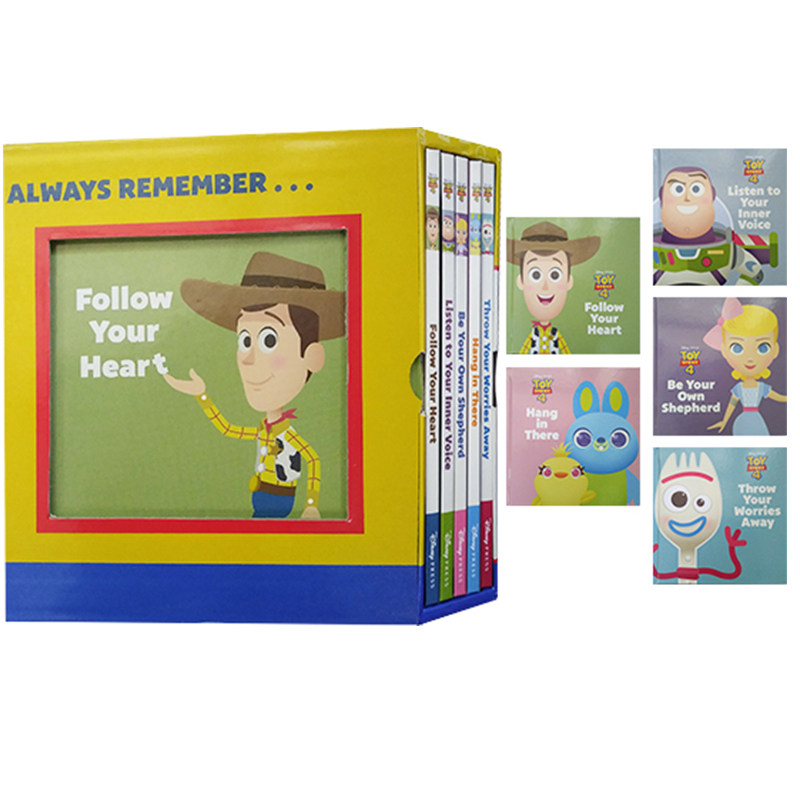 英文原版 玩具总动员4 toy story 4 toy box: words to play by 5册