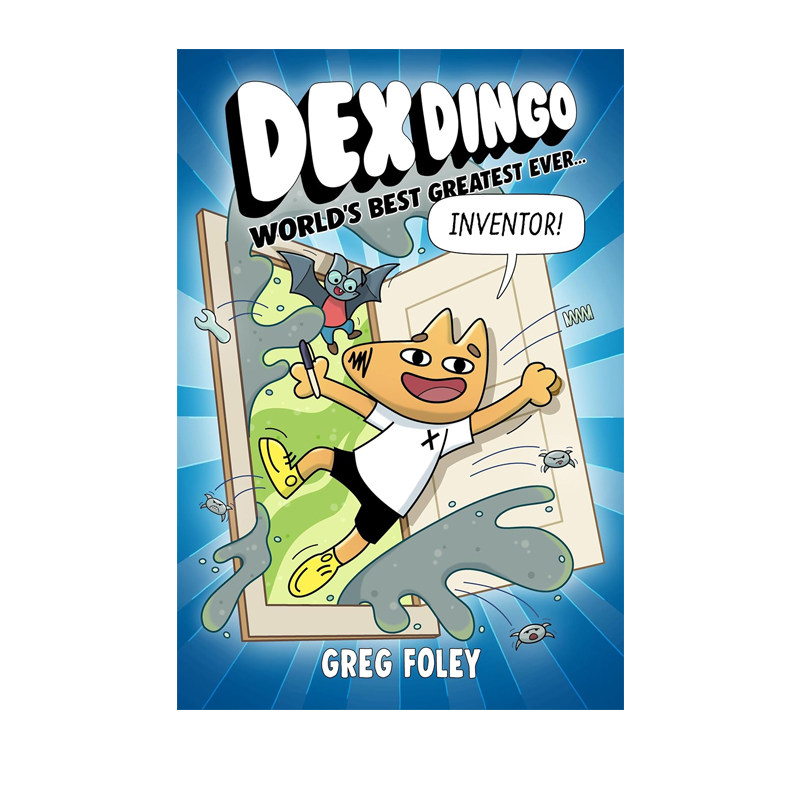 英文原版 Dex Dingo: World's Best Greatest Ever Inventor 世界上最伟大的发明家德克斯 全彩漫画绘本图书 青少年英语读物