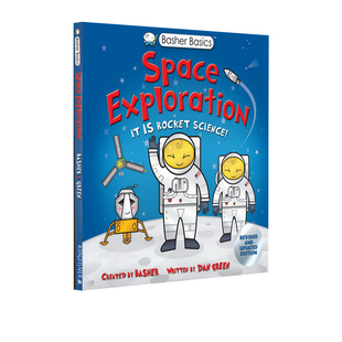 太空探索 Basher 太空认知科学科普绘本 好玩 揭秘太空知识 Exploration 科学书系列 Space 英文原版 Basics