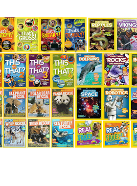 英文原版 National Geographic  美国国家地理  Animal Rescue 野生动物救援 This or That 真相是系列 儿童自然百科科普绘本