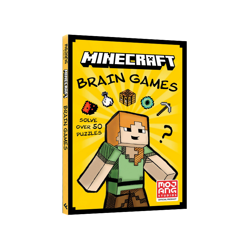 预售 我的世界脑力游戏 Minecraft Brain Games 英文原版 Mojang AB