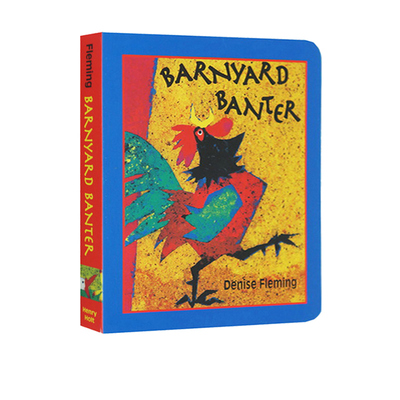 英文原版 Barnyard Banter 鹅哪儿去了 纸板书 凯迪克获奖作家Denise Fleming